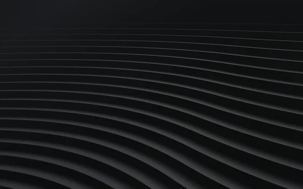 黒い紙が抽象的な背景を切り取った ビジネスプレゼンテーションのためのミニマルモダンデザイン 波状の層を持つ抽象的なポスターです 3Dレンダリング — ストック写真