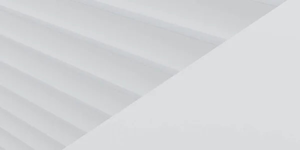 解像度の高い抽象的な白色の形状の背景 ビジネスプレゼンテーションのためのミニマルモダンデザイン 3Dレンダリング — ストック写真
