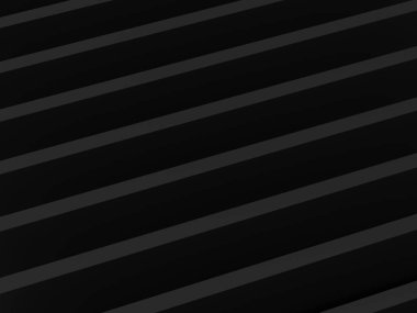 Abstract black 3d background. Elegant black background. Layer decoration. 3d rendering.