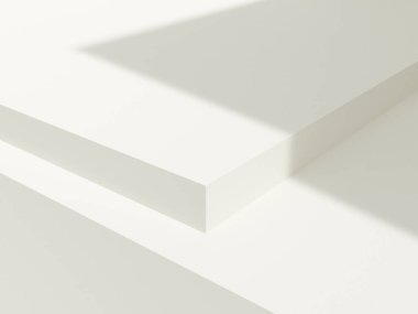 Ürün gösterimi için en düşük arkaplan. 3d oluşturma.