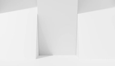 Soyut 3d oluşturma, modern geometrik arkaplan