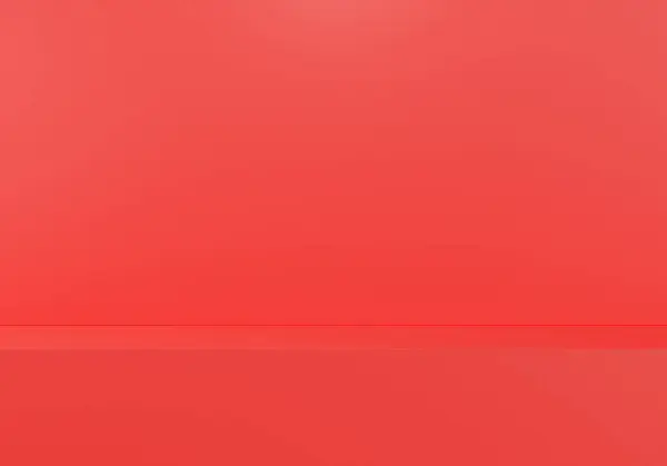 Вид Спереди Пустырь Прилавок Красном Фоне Стены Естественным Освещением Окна — стоковое фото