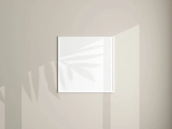 프레임 Modup 거실에서 흉내를 있습니다 포스터 흉내내기 깨끗하고 현대적 최소한의 — 스톡 사진