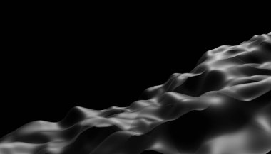 Siyah dalga soyut iş teknolojisi geçmişi. Moda koyu gri renkli arka plan. İş dünyası, şirket, kurum, parti, şenlik, seminer ve görüşmeler için uygun