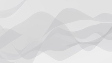 Dalgalı akış çizgilerine sahip soyut beyaz arkaplan