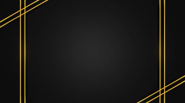 Modern soyut siyah altın arka plan. Altın çizgili zarif konsept tasarımı.
