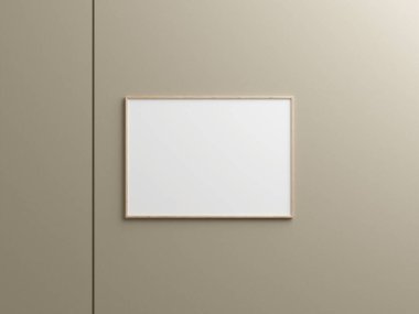 Resim ve alıntılar için çerçeve modellemesi asılıyor.