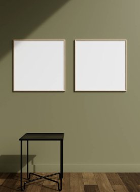 Oturma odasının iç tarafındaki çerçeve.