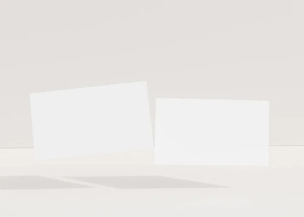 Чистый Минимальный Макет Визитной Карточки — стоковое фото
