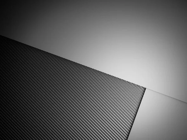 炭素繊維の質感を持つ抽象的なグラデーション金属の背景暗い — ストック写真