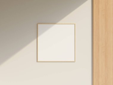 Duvarda asgari çerçeve modeli asılı