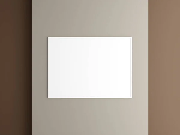 Mockup Quadro Cartaz Para Apresentação Ilustração — Fotografia de Stock