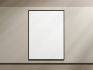 Gölge Boş Çerçeve ile çerçeve modeli. 3d oluşturma.