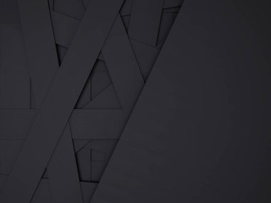 Kağıt yığınıyla soyut koyu arkaplan