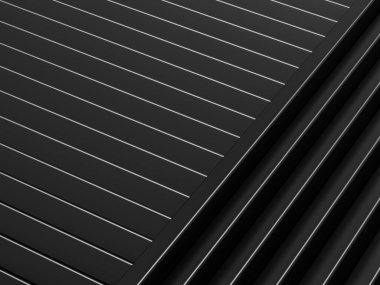 Siyah 3d geometri soyut arkaplan