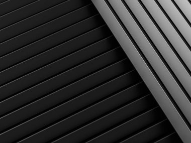 Siyah 3d geometri soyut arkaplan