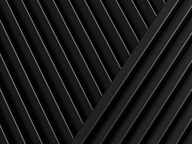 Siyah 3d geometri soyut arkaplan