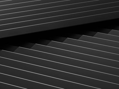 Siyah 3d geometri soyut arkaplan