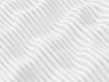 Dalgalı çizgileri olan beyaz soyut modern arkaplan.