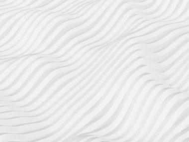 Dalgalı çizgileri olan beyaz soyut modern arkaplan.
