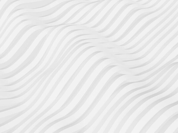 Белый абстрактный современный фон с волнистыми линиями.