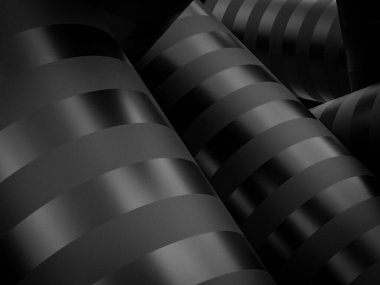 Parlak metalli zarif siyah soyut arkaplan