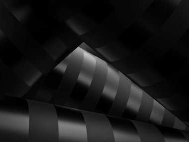 Parlak metalli zarif siyah soyut arkaplan