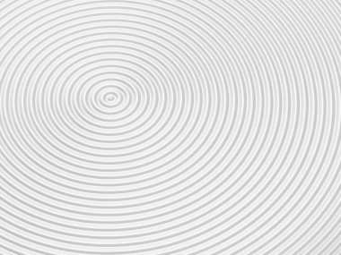 Pürüzsüz eşmerkezli beyaz halkalar veya daire dalgaları arkaplan duvar kağıdı afişi düz bir görünüm serer