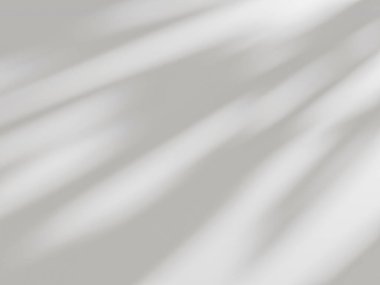 Beyaz duvarda gri pencere gölgesi ve ışık bulanık arkaplan.