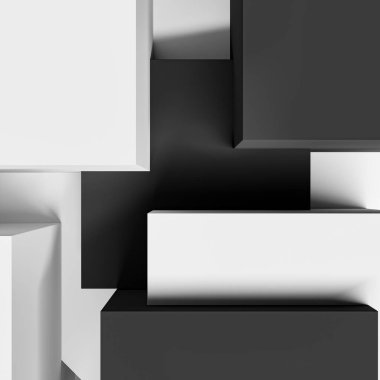 Siyah ve beyaz ile soyut minimal arkaplan