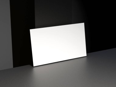 Zarif metalik siyah arkaplan üzerine kartvizit