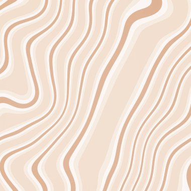 Renkli dalga desenli soyut arkaplan. Pastel renklerde moda illüstrasyon