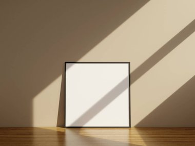 Resim için çerçeve modeli ve bir masanın üzerindeki alıntılar