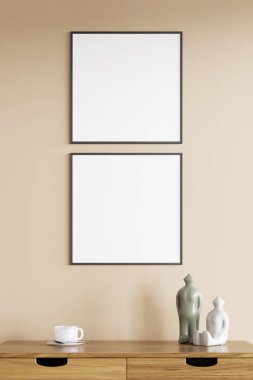 Mankenler ve sanat çizimleri için boş çerçevelenmiş tuval