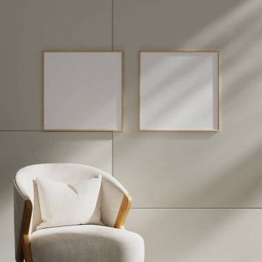 Mankenler ve sanat çizimleri için boş çerçevelenmiş tuval