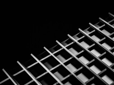 Geometrik grafik ögeleri ile soyut koyu arkaplan çizimi