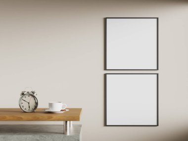 Mankenler ve sanat çizimleri için boş çerçevelenmiş tuval