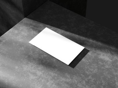 Siyah arkaplanda kartvizit