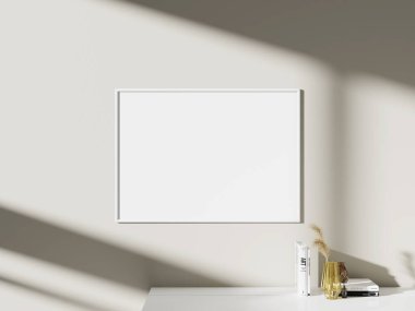 İç çerçeve Duvar Sanatı Poster Odası Model Şablonu