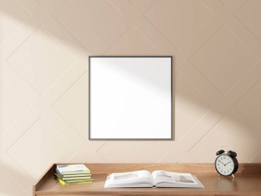 İç çerçeve Duvar Sanatı Poster Odası Model Şablonu