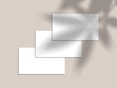 White Minimal Business Card Mockup