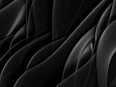 Soyut siyah dalga şekil arkaplanı