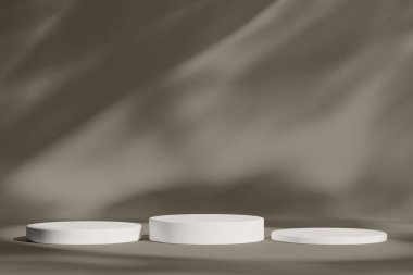 Modern Ürün Yerleştirme İçin Gösterişli Beyaz Podyum
