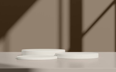 Zarif Gölge Oyunu Minimalist Podyum Tasarımı