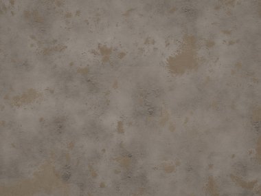 Eskimiş lekeleri ve pürüzlü dokuları gösteren kahverengi ve gri tonların karışımından oluşan soyut çimento yüzeyi.