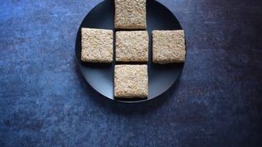 Khasta Gajak Indian traditional sweet made from sesame seeds