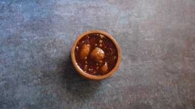 Indian traditional sweet lime pickle