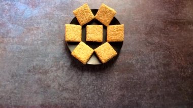 Khasta Gajak Indian traditional sweet made from sesame seeds