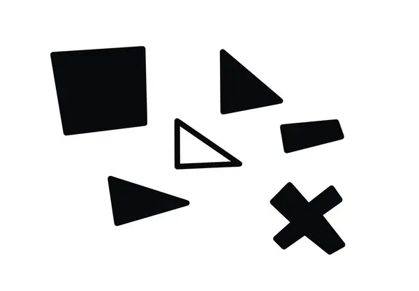     Bir la Malevich 'in çeşitli geometrik şekilleri