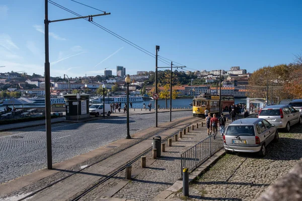 Beroemde Historische Transport Tram Porto Portugal — Stockfoto
